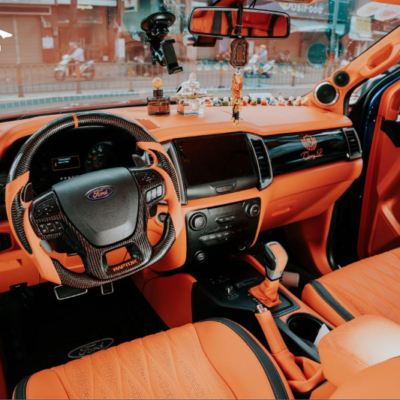 Bọc da taplo xe Ford Ranger