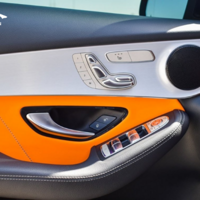 Bọc da tappi cửa xe Mercedes CLA