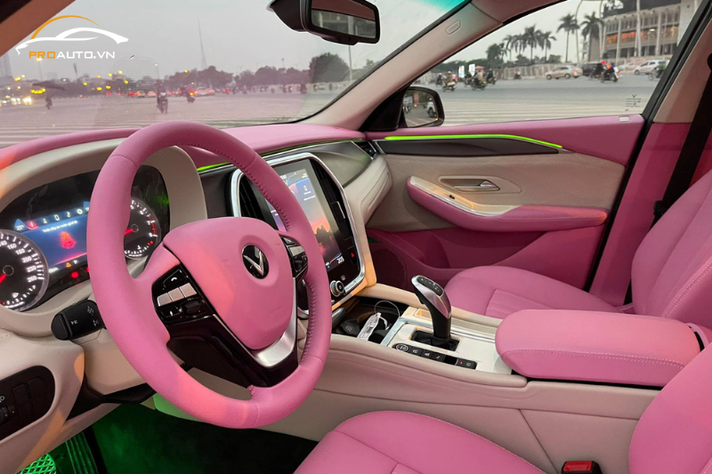 Bọc da thân con ngựa xe Vinfast Lux A2.0