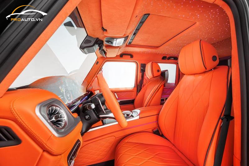 Bọc da trần xe Mercedes G-Class