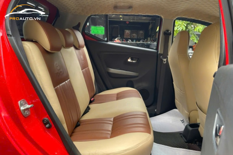 Bọc da trần xe Toyota Wigo