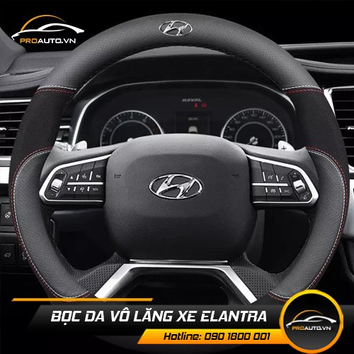 Bọc da vô lăng xe Elantra