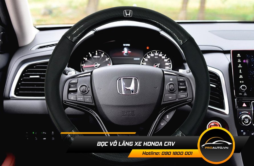Bọc da tay lái xe CRV