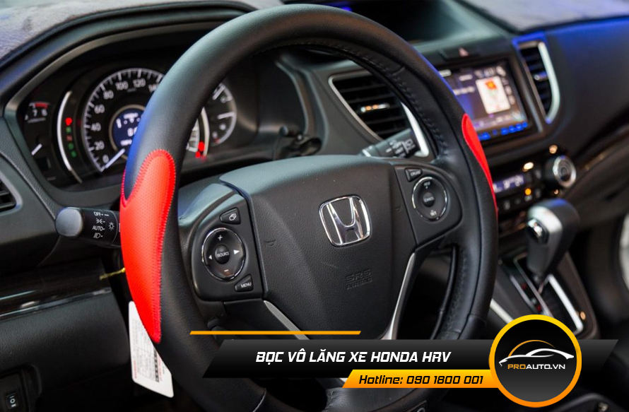 Bọc da tay lái xe HRV