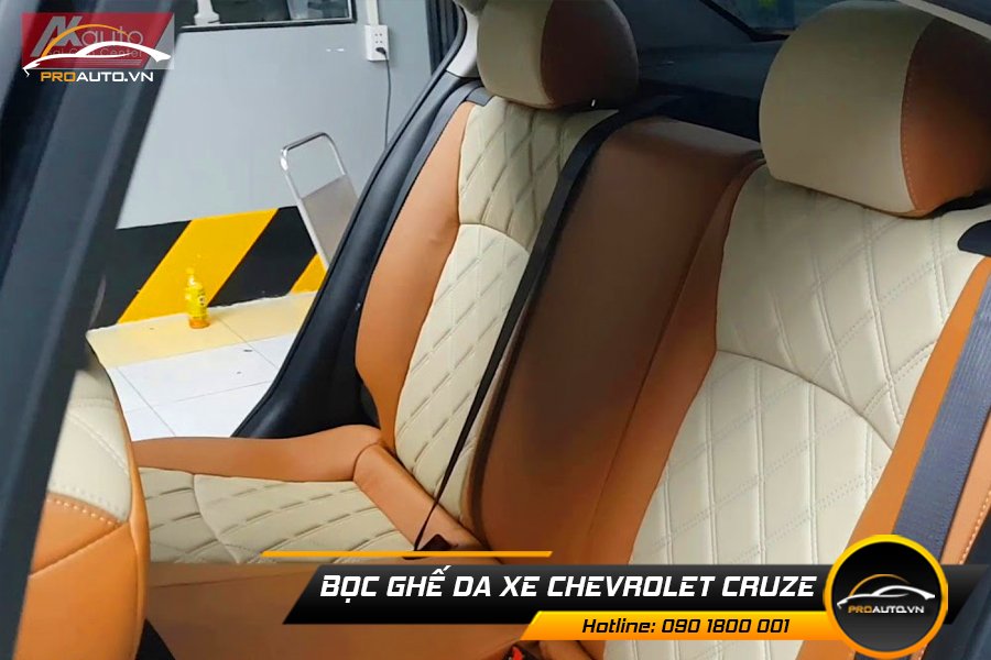 Kinh nghiệm bọc ghế da ô tô Chevrolet Cruze