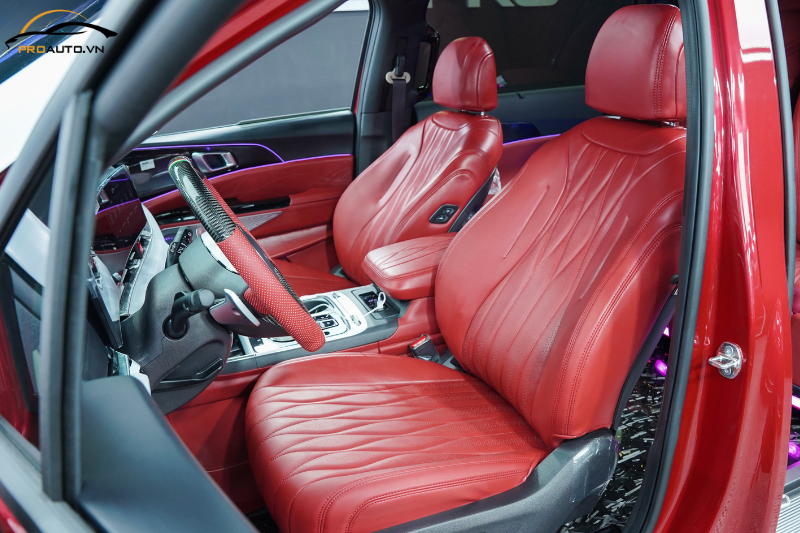 Bọc ghế da ô tô 5 chỗ bằng da Nappa