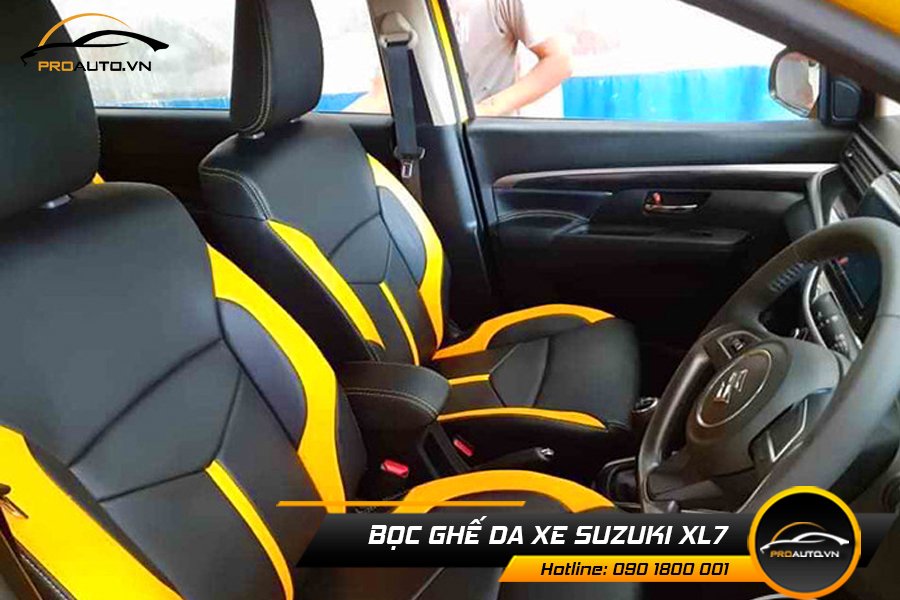 Chọn màu sắc bọc ghế da xe hơi Toyota XL7