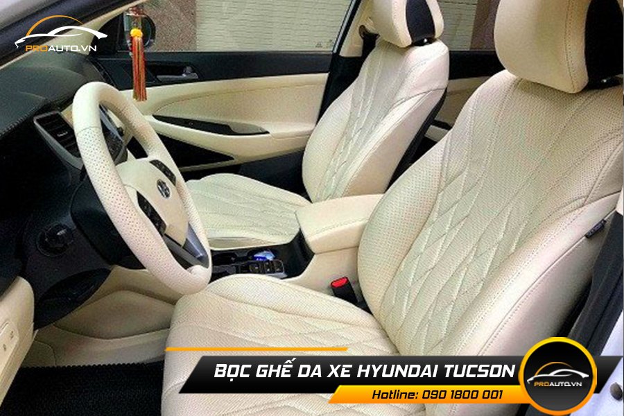 Cách bọc ghế da xe ô tô Tucson