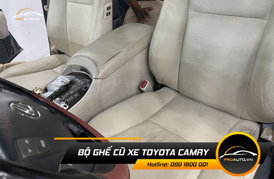 Ghế da xe Camry cũ