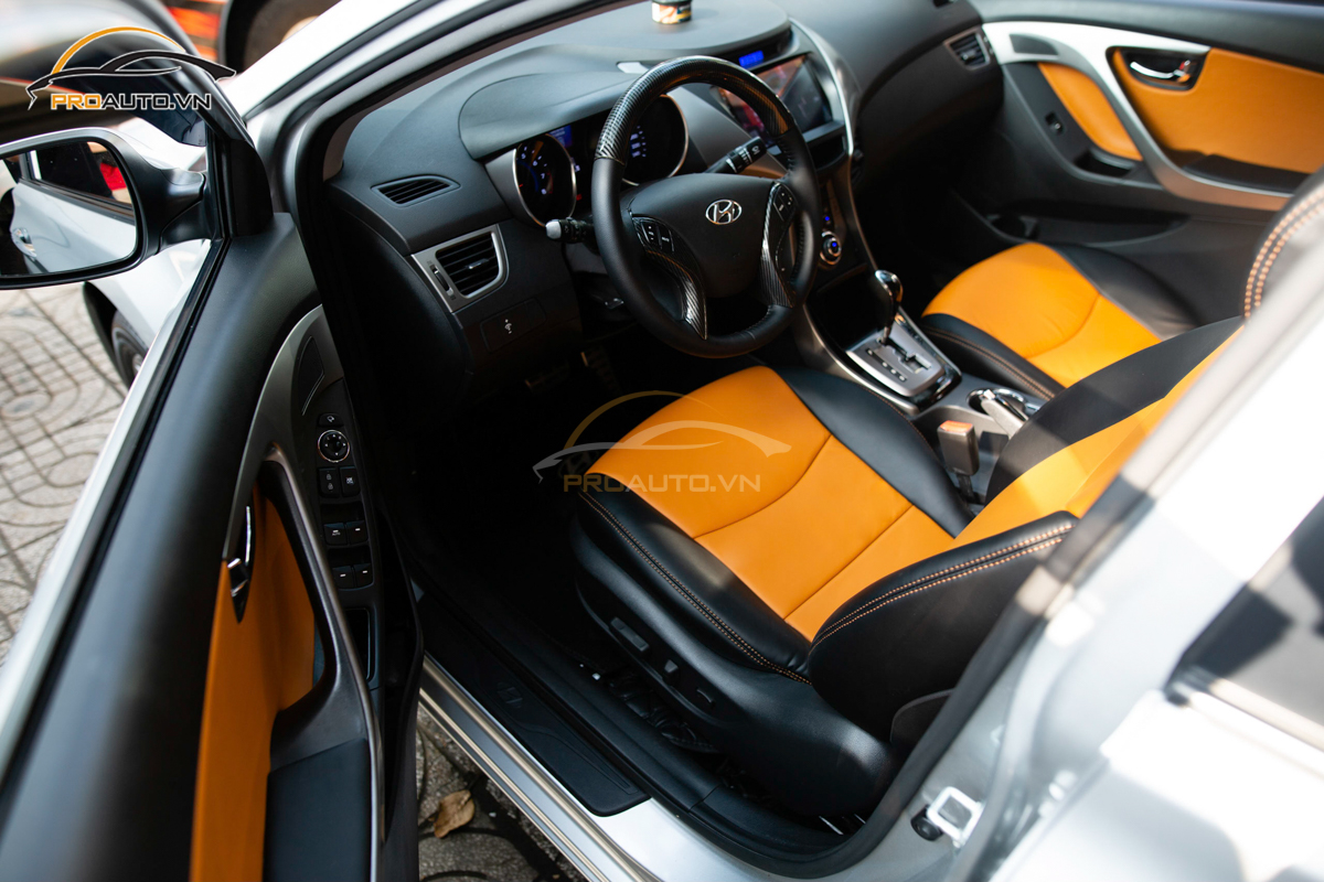 Cách bọc ghế da xe ô tô Elantra