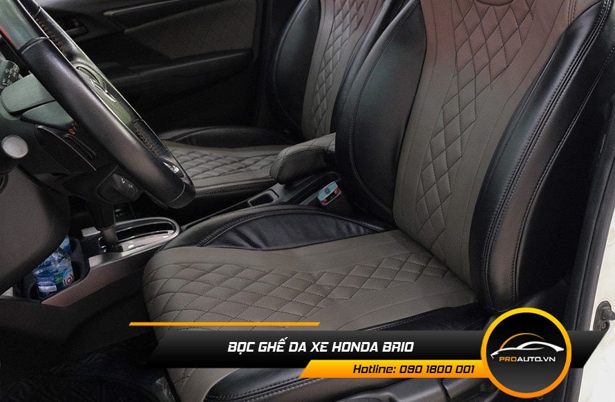 Bọc ghế da xe Honda Brio