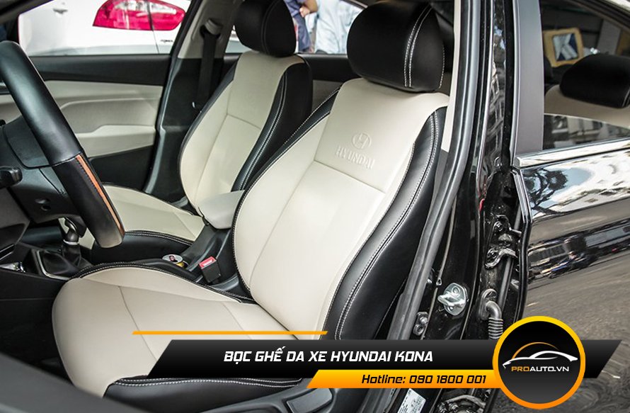 Bọc ghế da xe Hyundai Kona