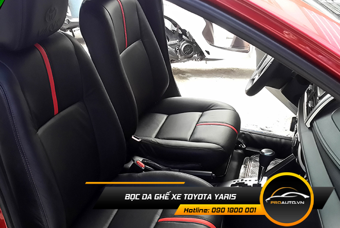 Cách bọc ghế da Toyota Yaris