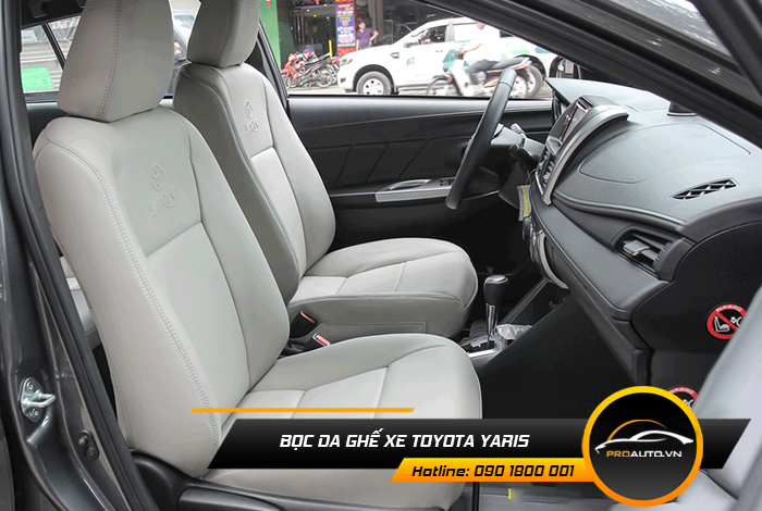 Cách bảo dưỡng ghế da xe hơi Toyota Yaris