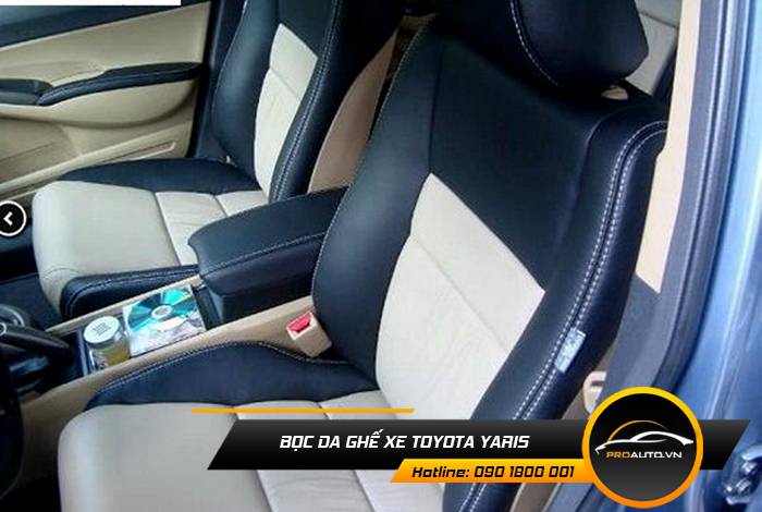 Bảng giá bọc ghế da ô tô Toyota Yaris 2021