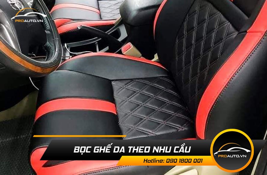 Bọc Da Xe Toyota Fortuner - Ảnh 6