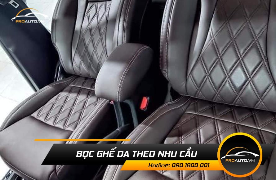 Bọc Da Xe Toyota Fortuner - Ảnh 3