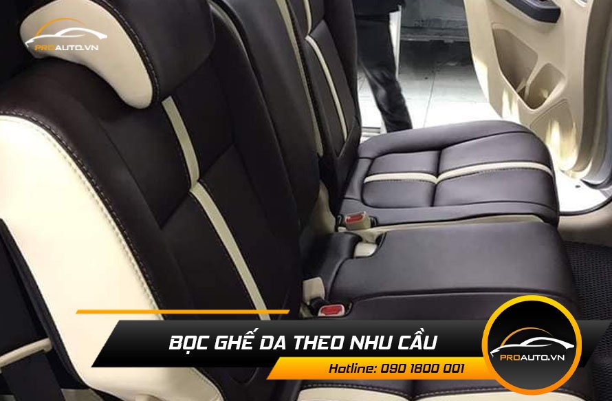 Bọc ghế da xe Fortuner theo nhu cầu