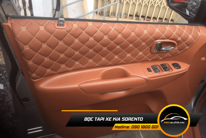 Bọc da tapi cửa Kia Sorento