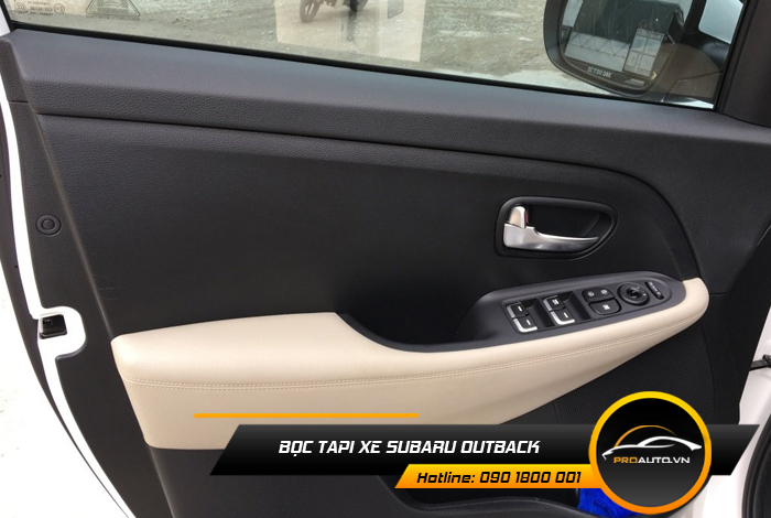 Bọc da tapi cửa Subaru Outback