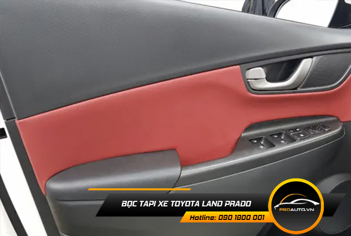 Bọc da tapi cửa Land Prado