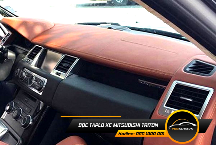 Bọc da taplo xe Mitsubishi Triton 