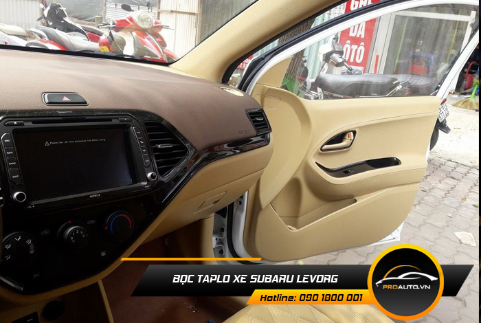 Bọc da taplo xe Subaru Levorg