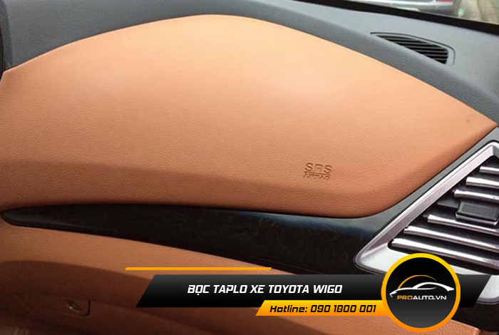 Bọc da taplo xe Toyota Wigo