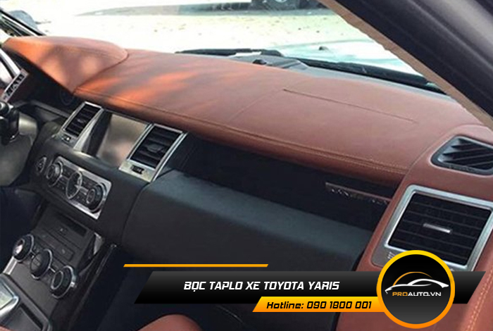 Bọc da taplo xe Toyota Yaris