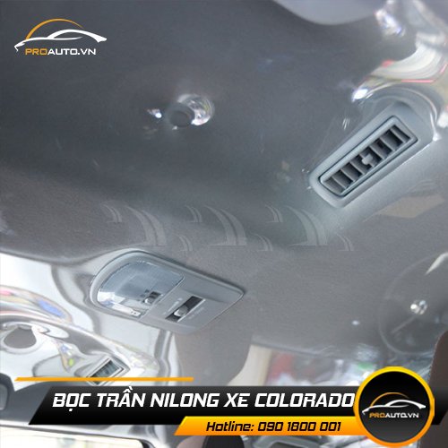 Bọc trần nilong xe Colorado