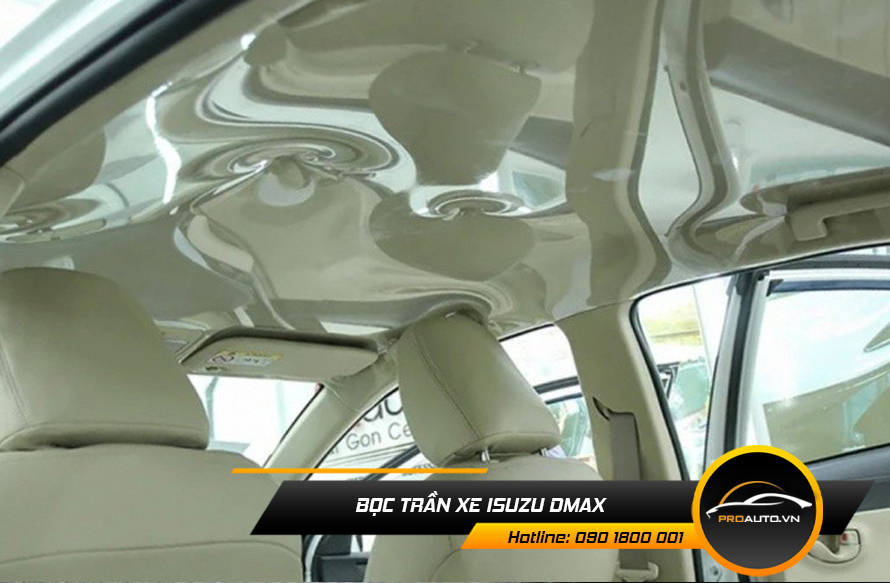 Bọc trần nilong xe Isuzu Dmax