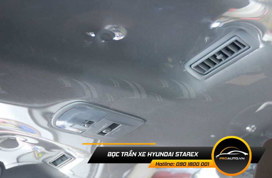 Bọc trần nilong xe Starex