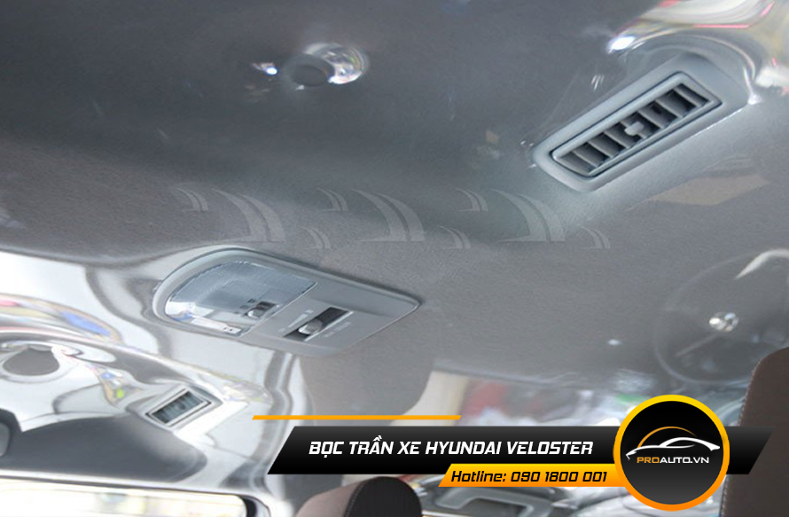 Bọc trần nilong xe Veloster