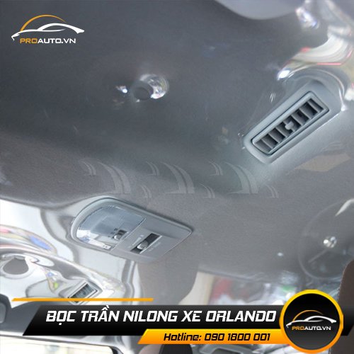 Bọc trần nilong xe Orlando