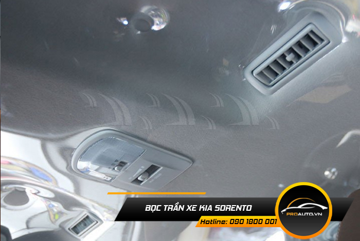 Bọc trần nilong xe Kia Sorento