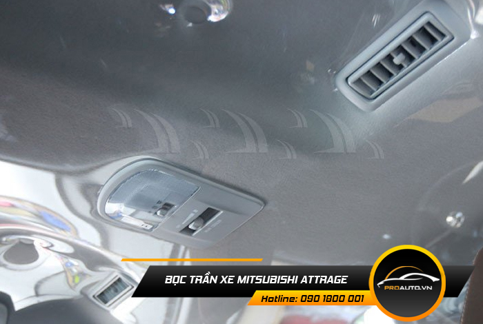 Bọc trần nilong xe  Mitsubishi Attrage