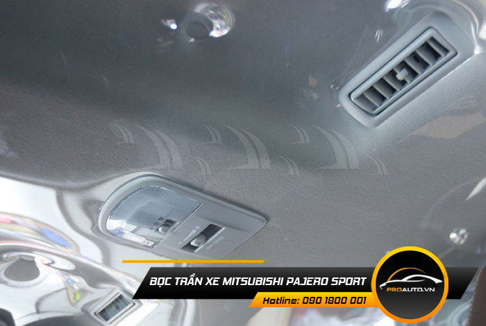 Bọc trần nilong xe  Mitsubishi Pajero Sport