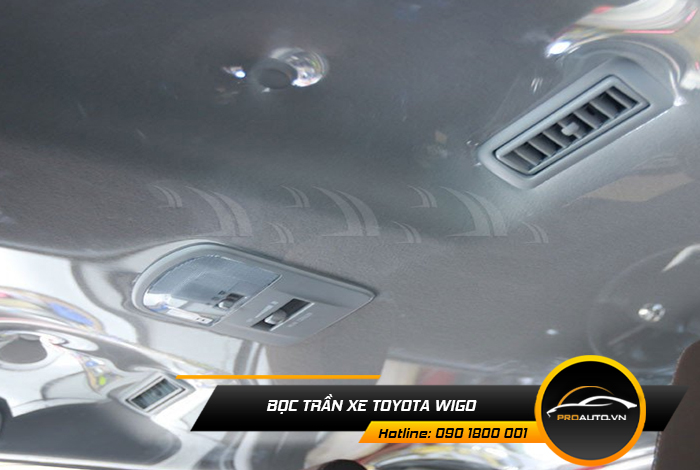 Bọc trần nilong xe Toyota Wigo
