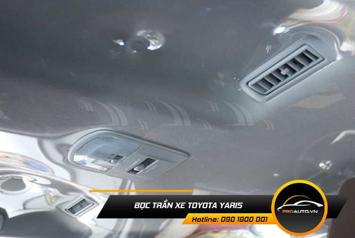 Bọc trần nilong xe Toyota Yaris