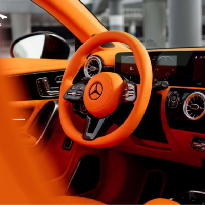 Bọc vô lăng xe Mercedes CLA