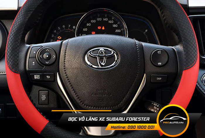 Bọc da vô lăng xe Subaru Forester