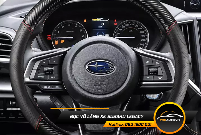 Bọc da vô lăng xe Subaru Legacy 
