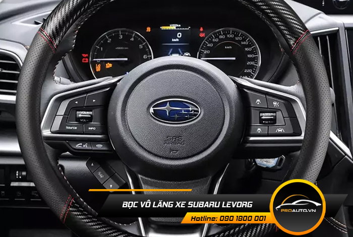Bọc da vô lăng xe Subaru Levorg