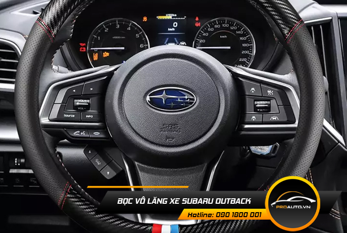 Bọc da vô lăng xe Subaru Outback