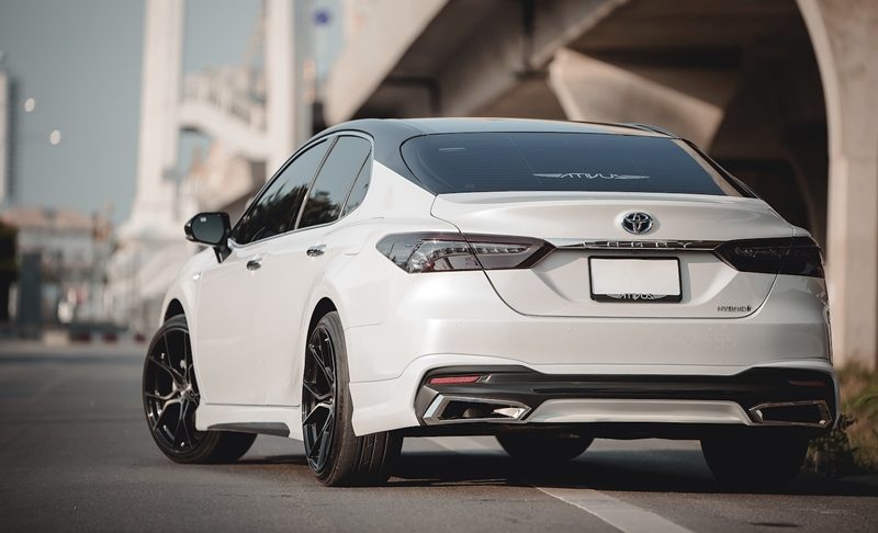 Độ ốp cản sau xe Camry mẫu Ativus