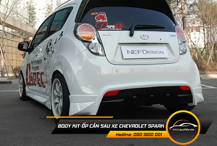 body kit op can sau xe Chevrolet Spark