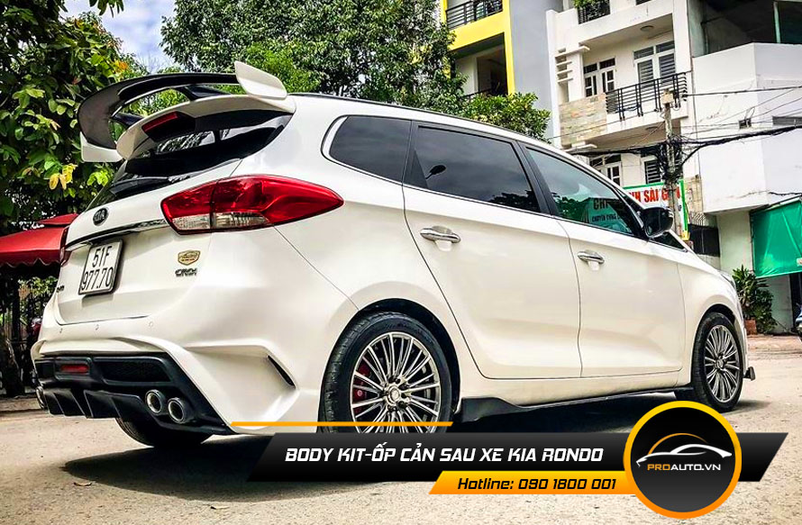 body kit op can sau xe kia rondo