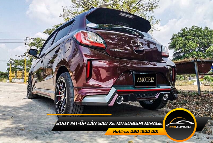 body kit op can sau xe mitsubishi Mirage