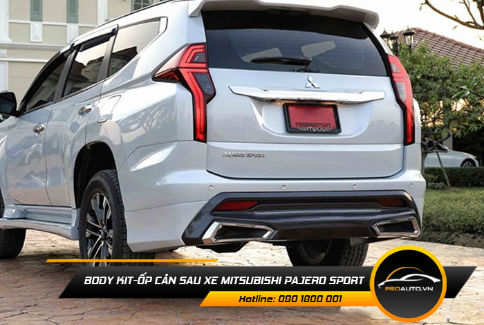 body kit op can sau xe mitsubishi pajero sport