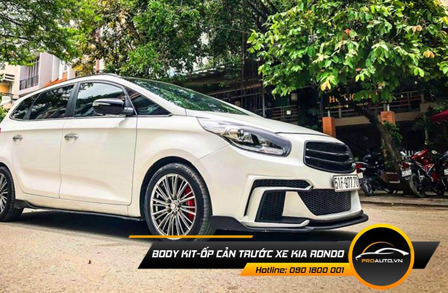 body kit op can truoc xe kia rondo